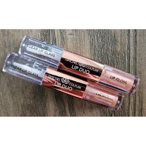 2X RACHEL COUTURE Lip Duo in Champagne Brand New And Sealed